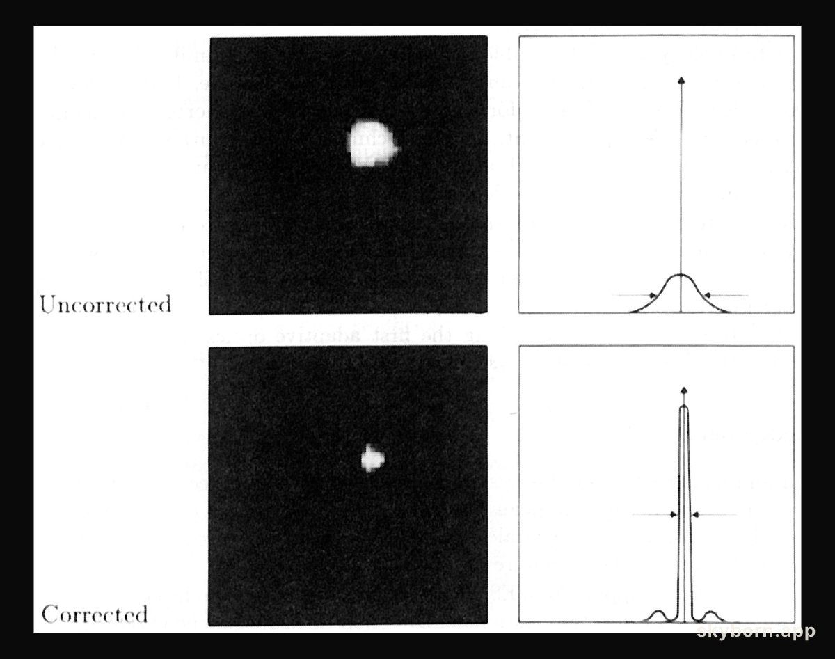 Deneb observed with the VLT Adaptive Optics Prototype System