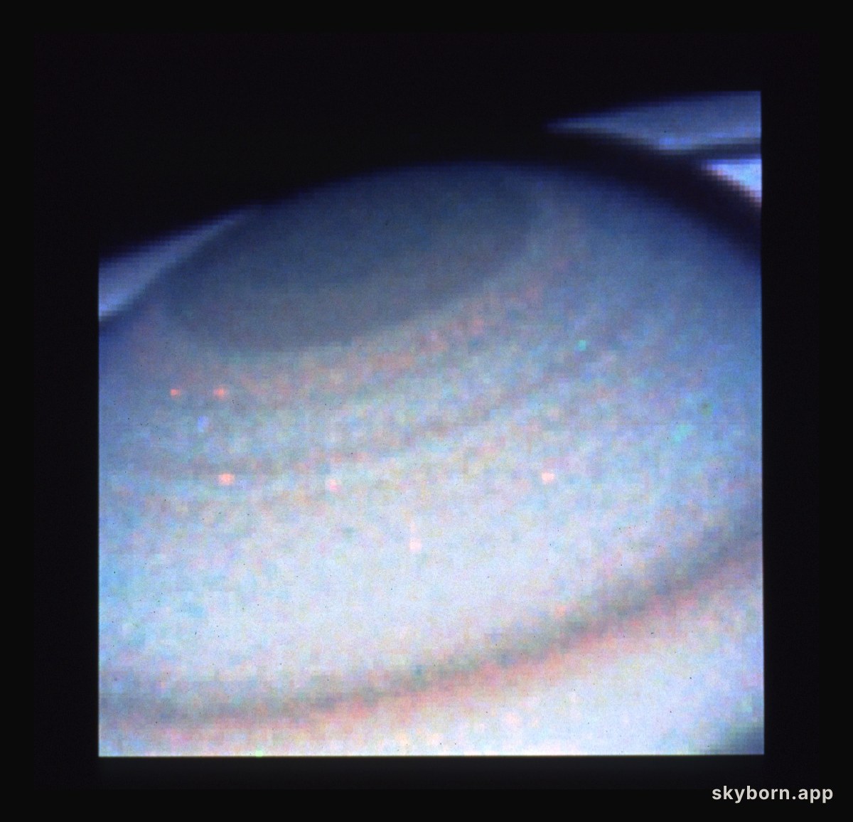Saturn's north polar hood