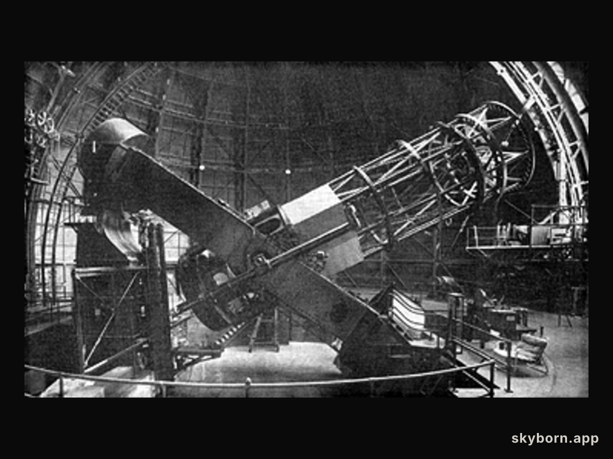The Hooker Telescope on Mt. Wilson