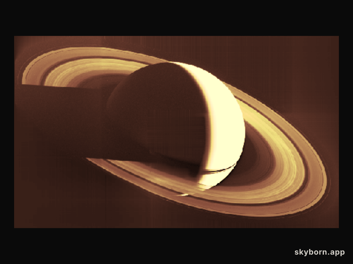 The Night Side of Saturn