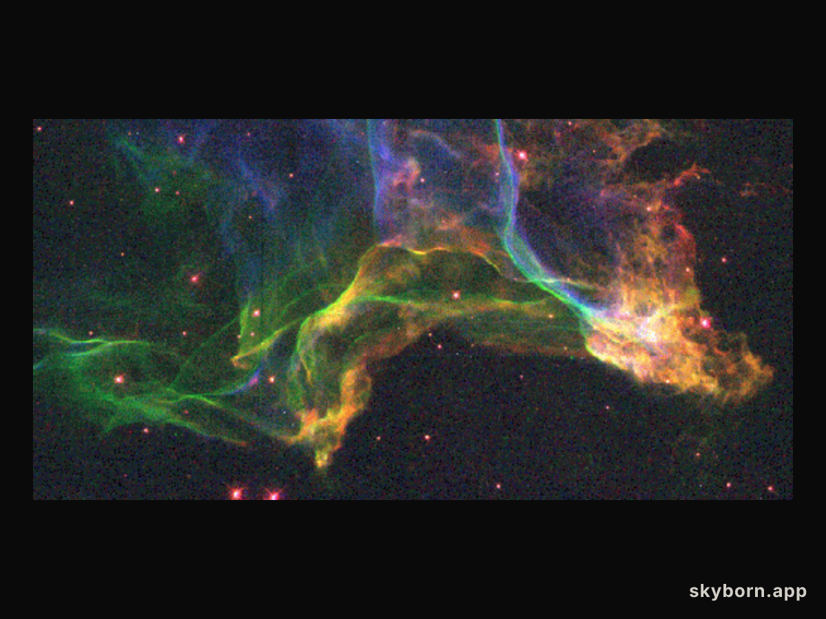 Cygnus Loop Supernova Shockwave