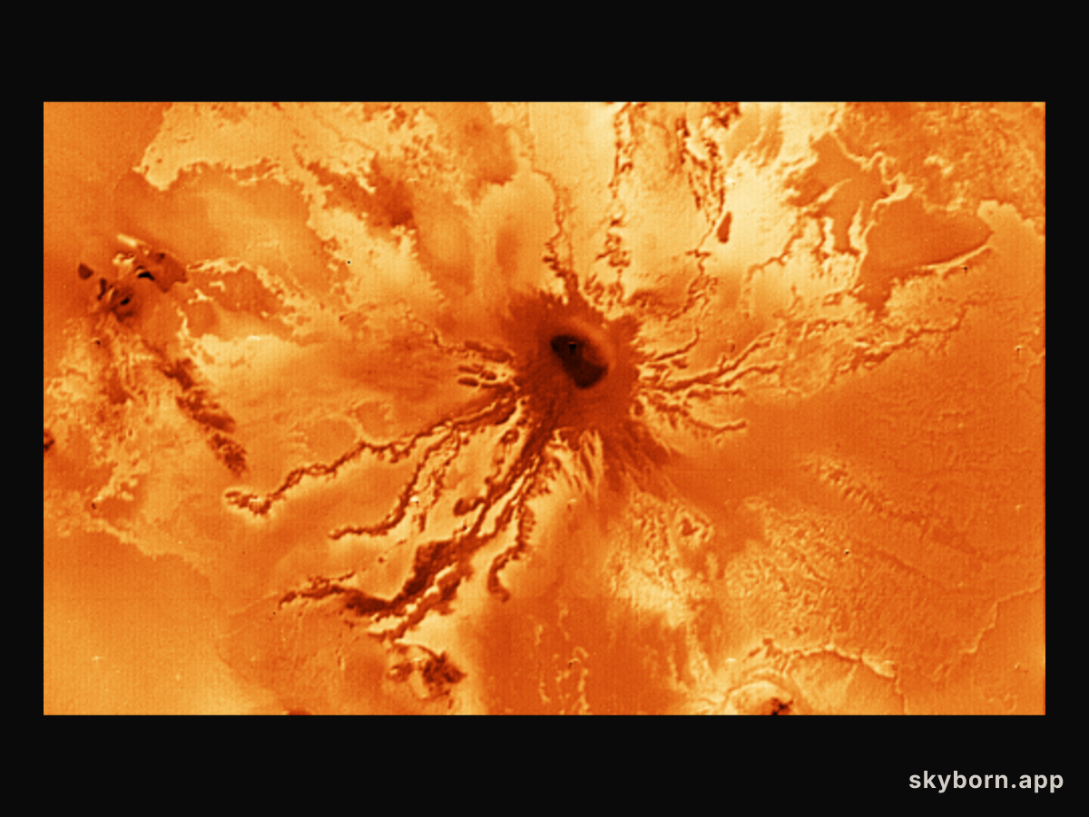 Closeup of an Io Volcano