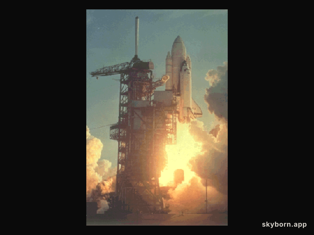 Liftoff of Space Shuttle Columbia