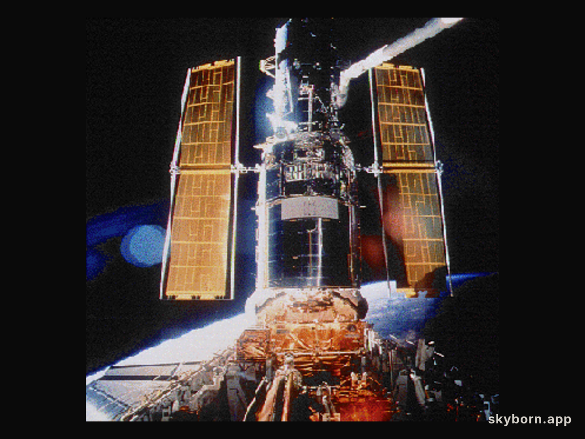 The Orbiting Hubble Space Telescope