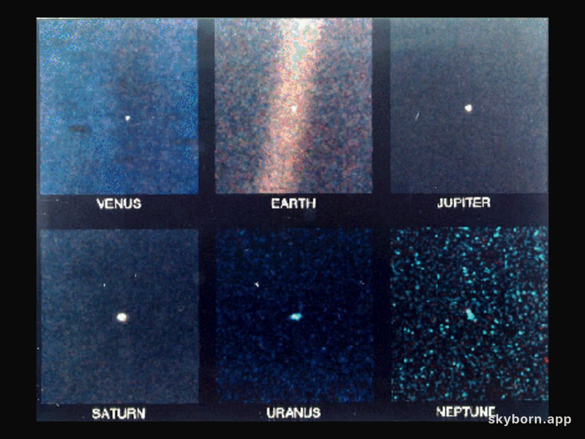 Our Solar System from Voyager