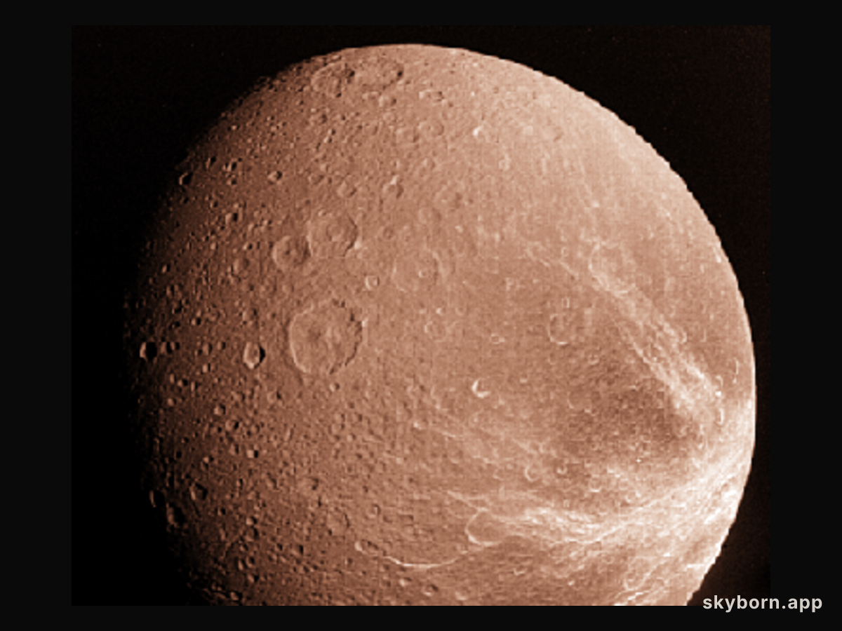 Saturn's Moon Dione