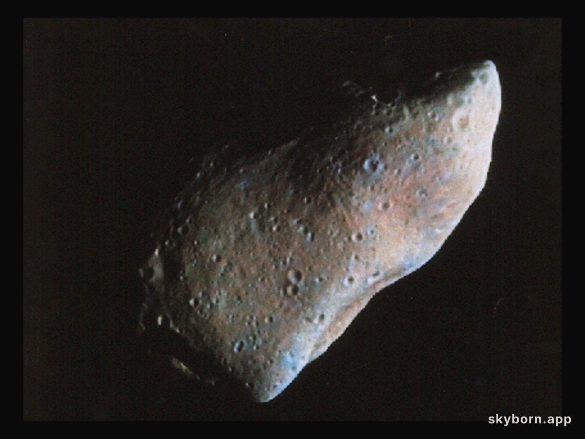 Asteroid Gaspra's Best Face