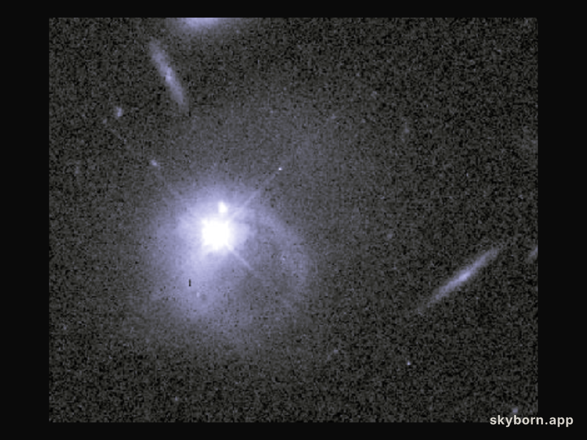 A Quasar - Galaxy Collision?