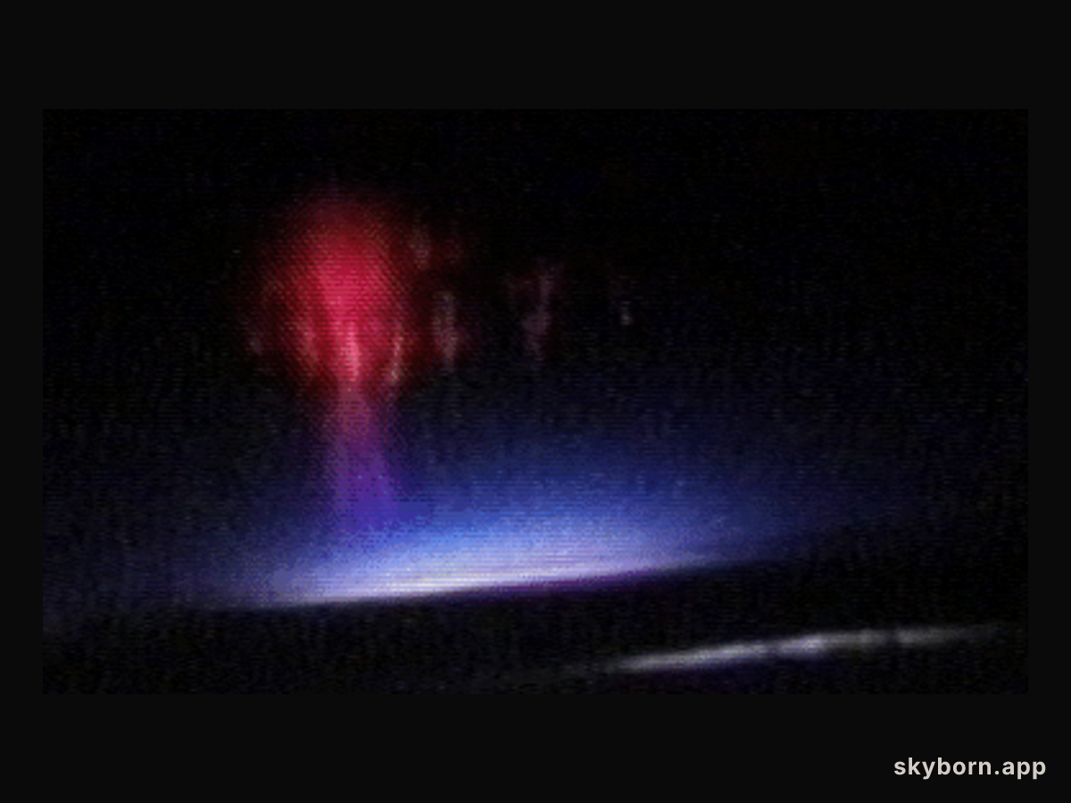 Red Sprite Lightning