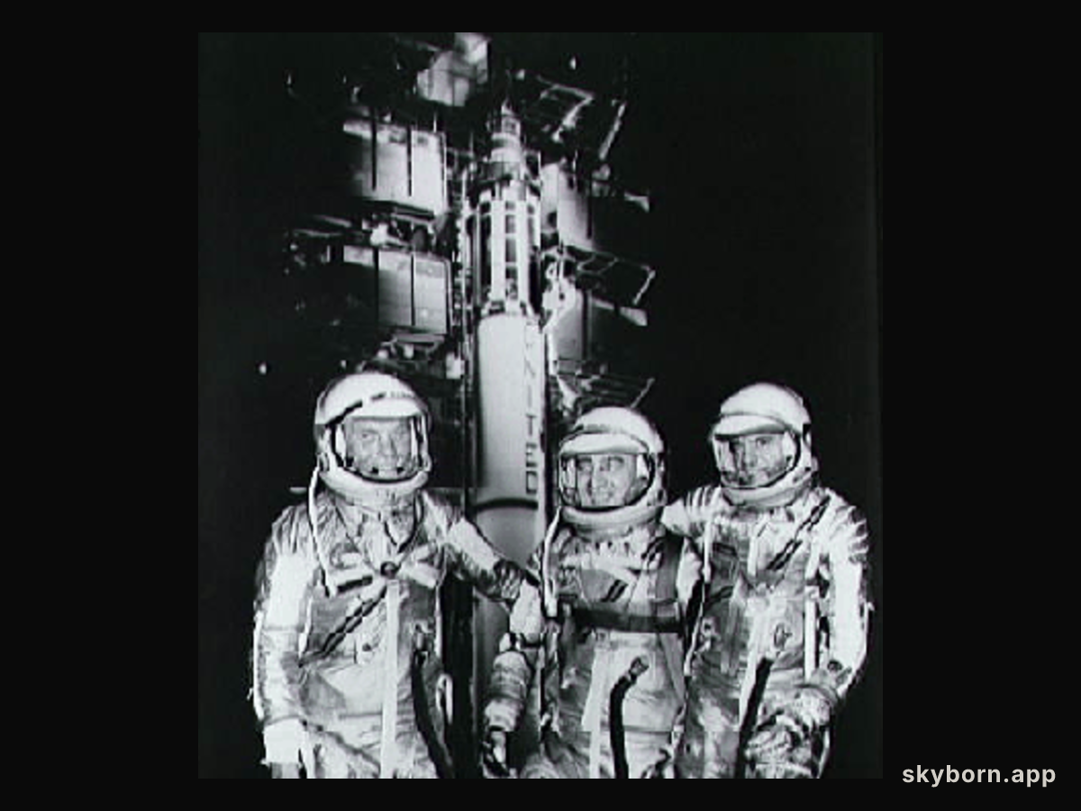 Mercury Astronauts and a Redstone