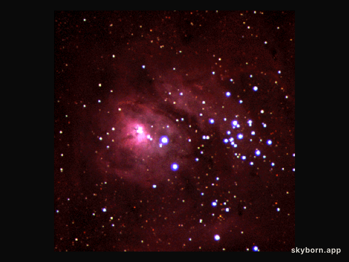 M8: An Open Cluster in the Lagoon