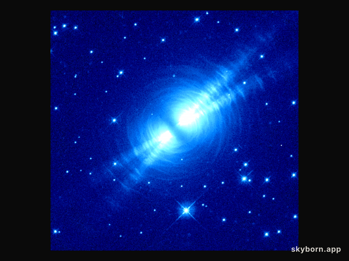 Searchlight Beams from the Egg Nebula