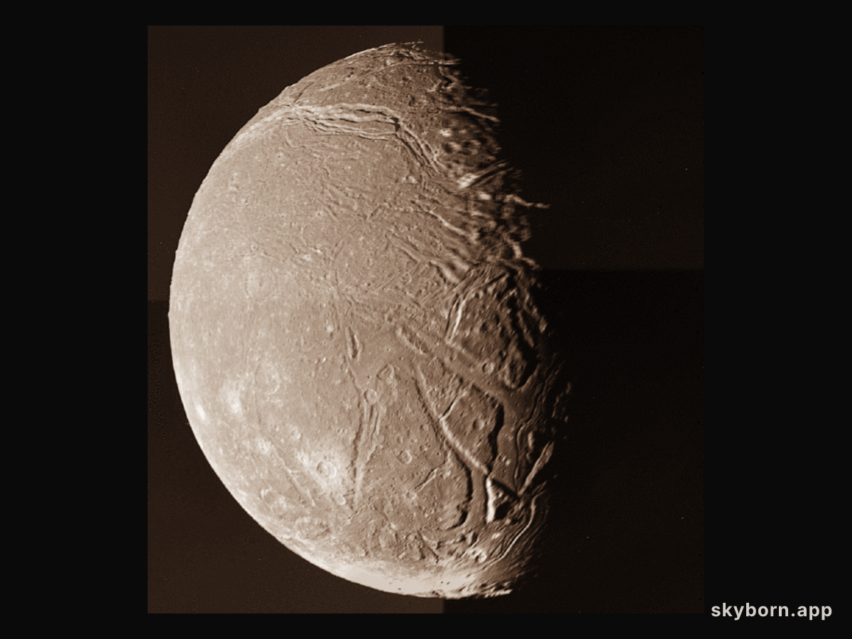 Uranus' Moon Ariel: Valley World