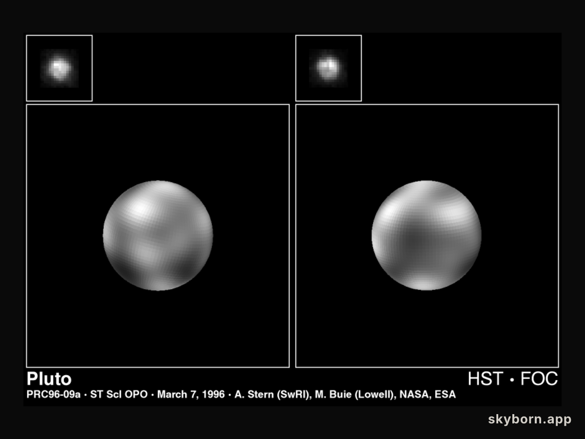 Hubble Telescope Maps Pluto