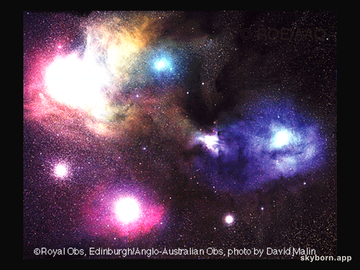 The Colorful Clouds of Rho Ophiuchi