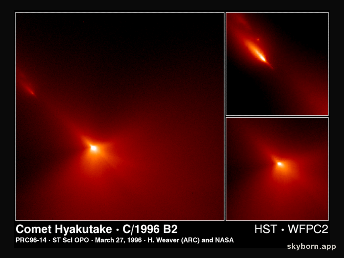 Near the Nucleus of Hyakutake