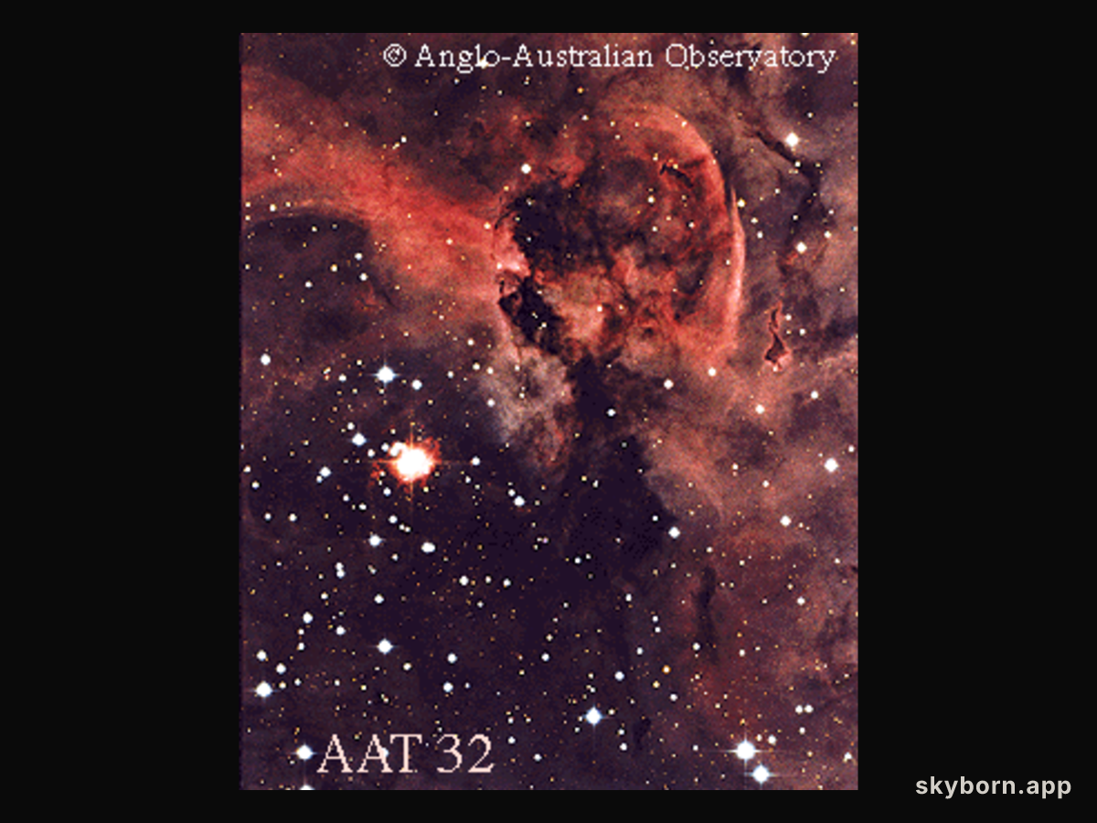 The Keyhole Nebula Near Eta Carinae