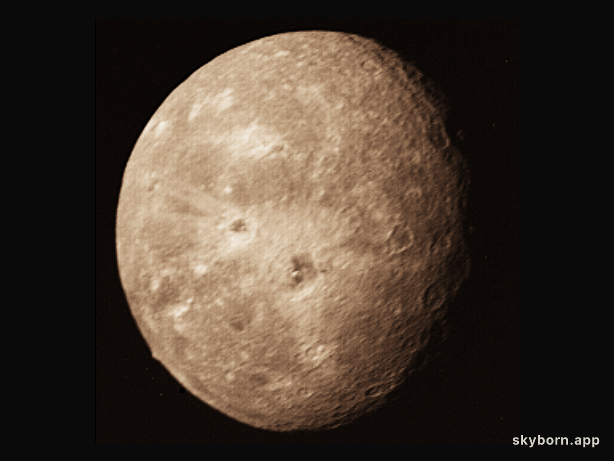 Uranus's Moon Oberon: Impact World