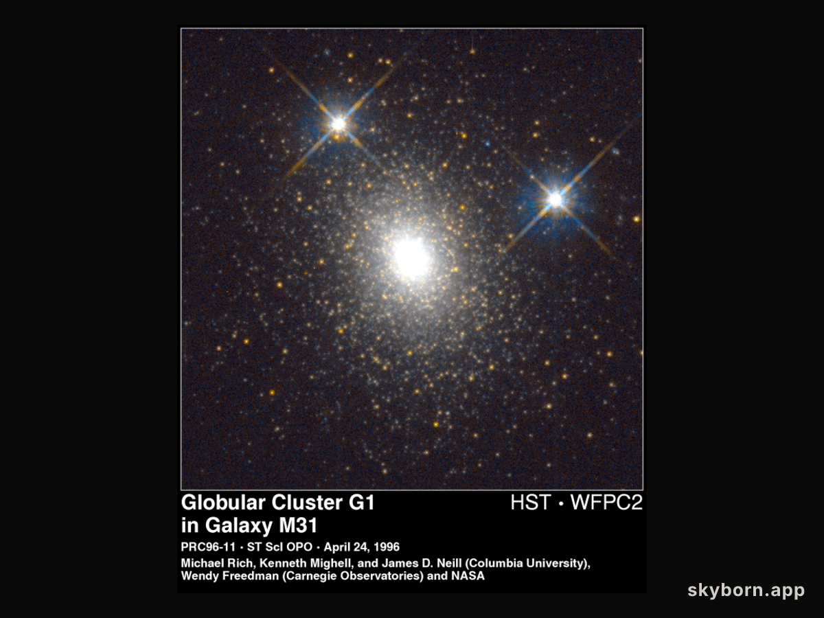 A Giant Globular Cluster in M31