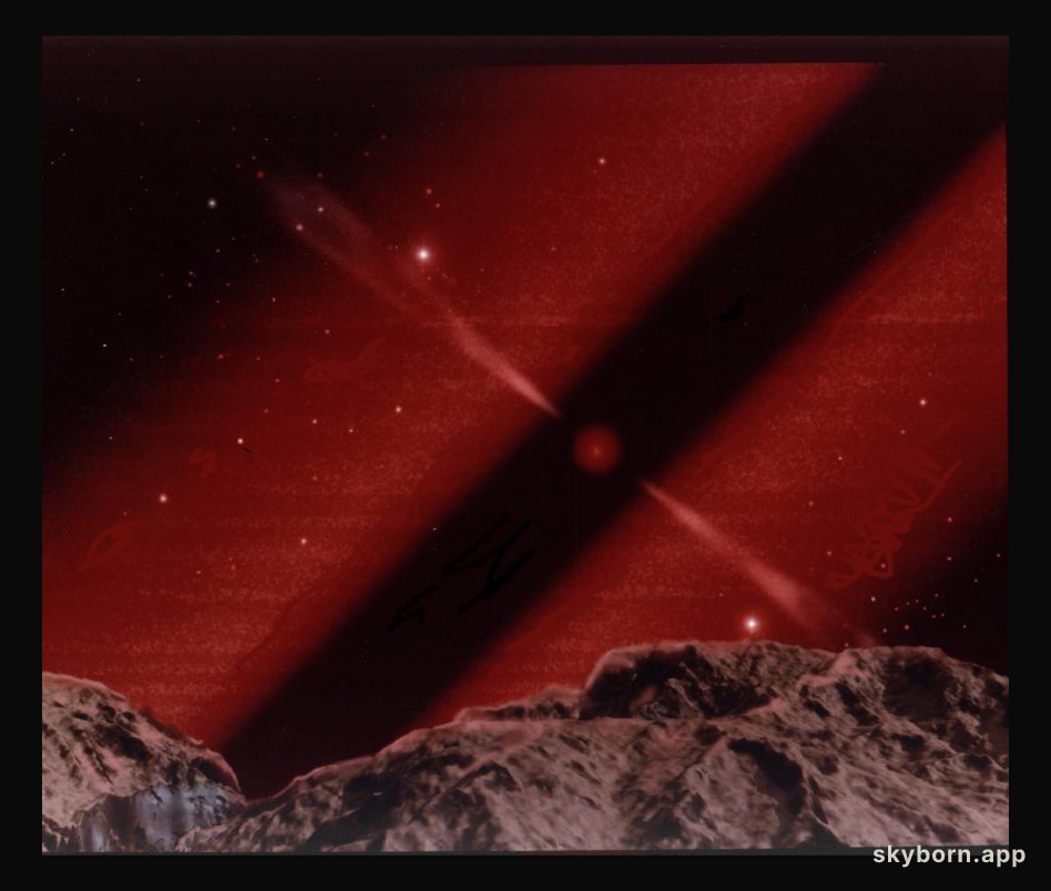 Planet Near a Galaxy Core