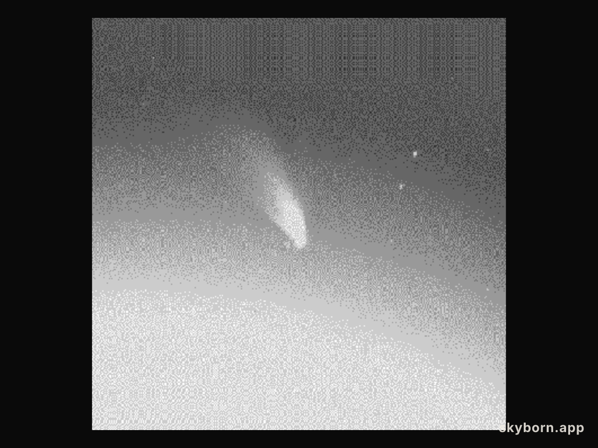 Comet Hyakutake Passes the Sun