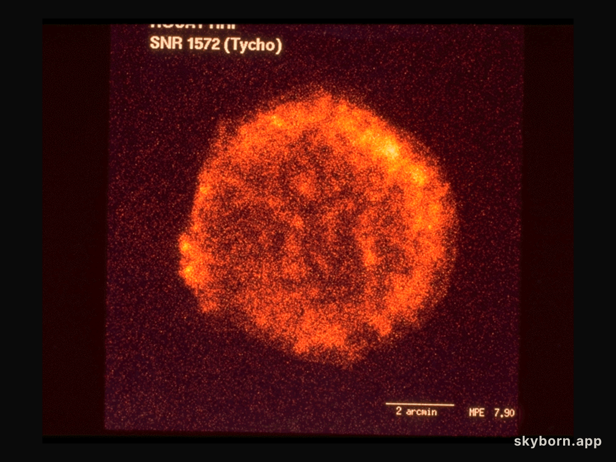 Tycho's Supernova Remnant in X-ray