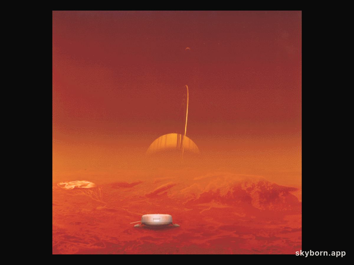 A Portrait of Saturn from Titan