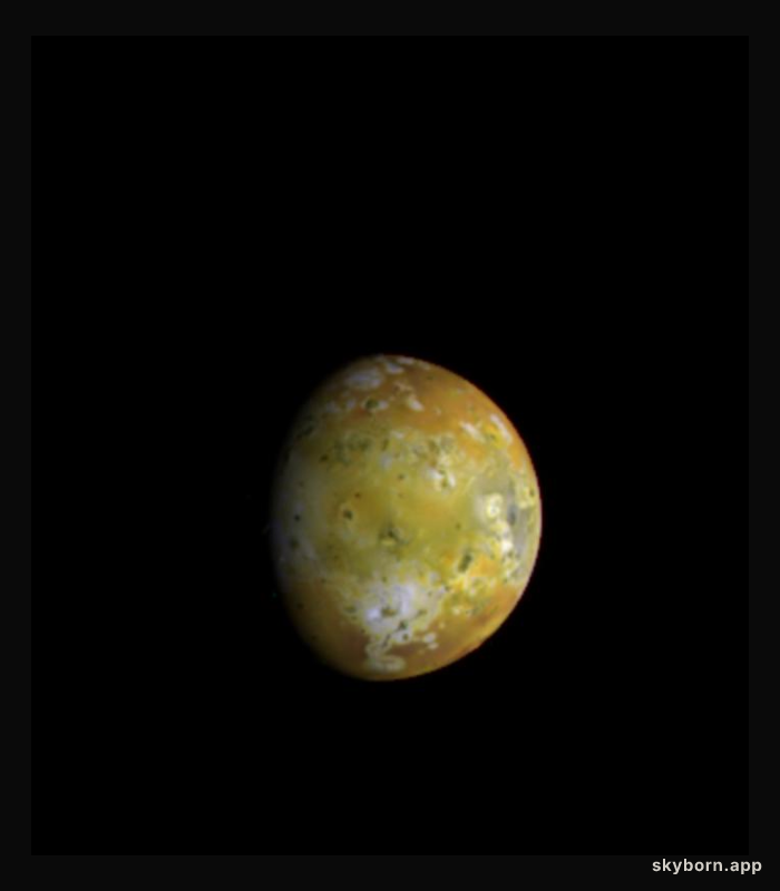 Galileo's First Color Image of Io