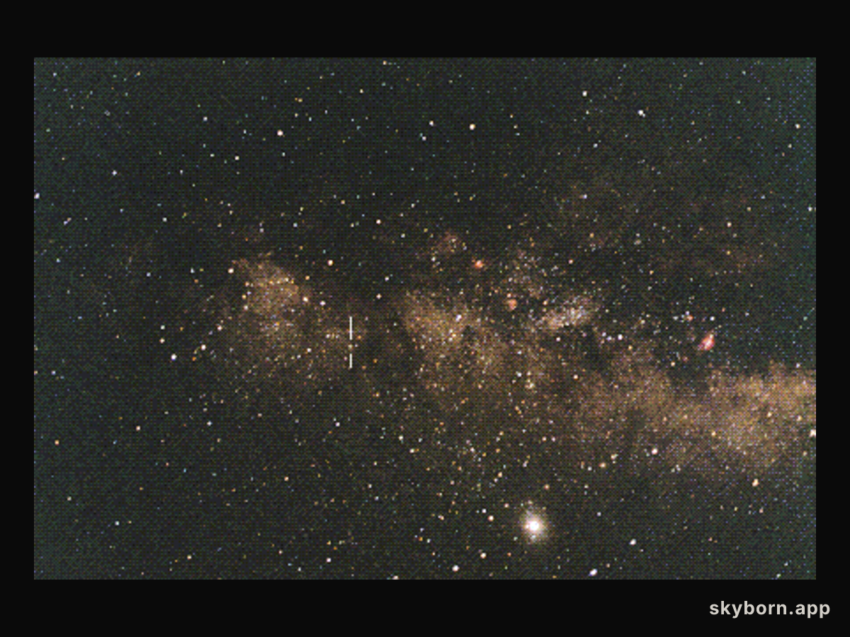 Hale-Bopp, Jupiter, and the Milky Way