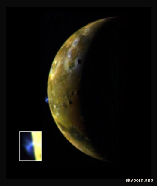 Galileo Views Io Eruption