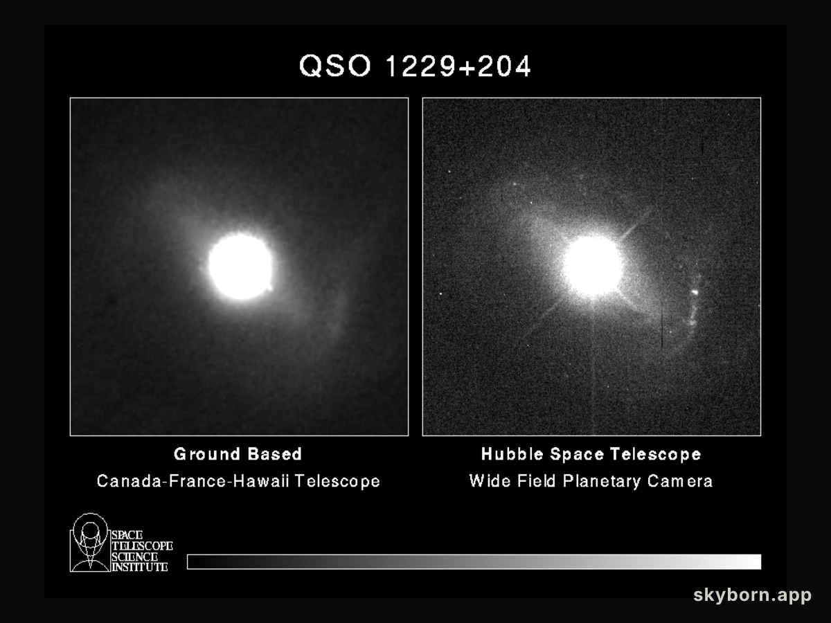 Why is QSO 1229+204 so Bright?