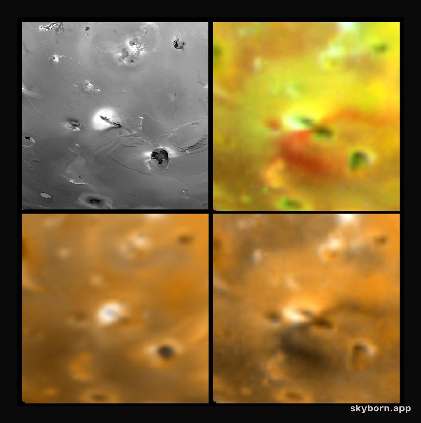 Volcano Euboea Fluctus On Io
