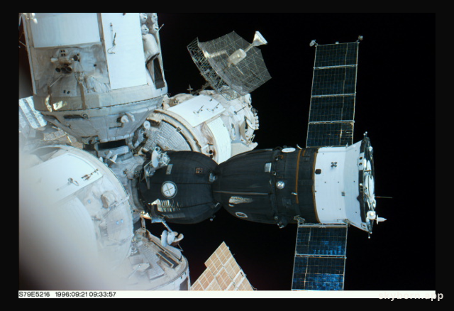 A Soyuz at Mir
Credit:
