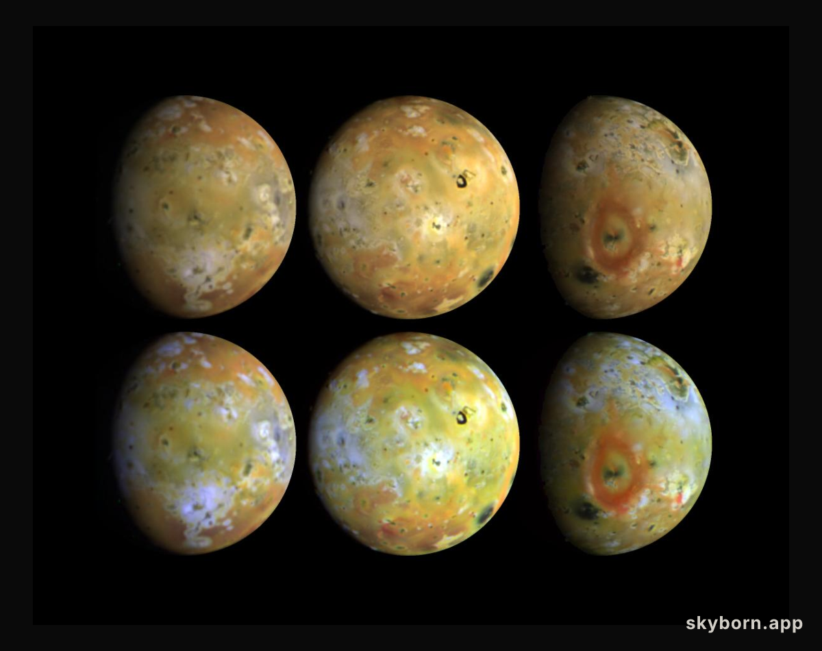 Three Views of Jupiter's Io
Credit: