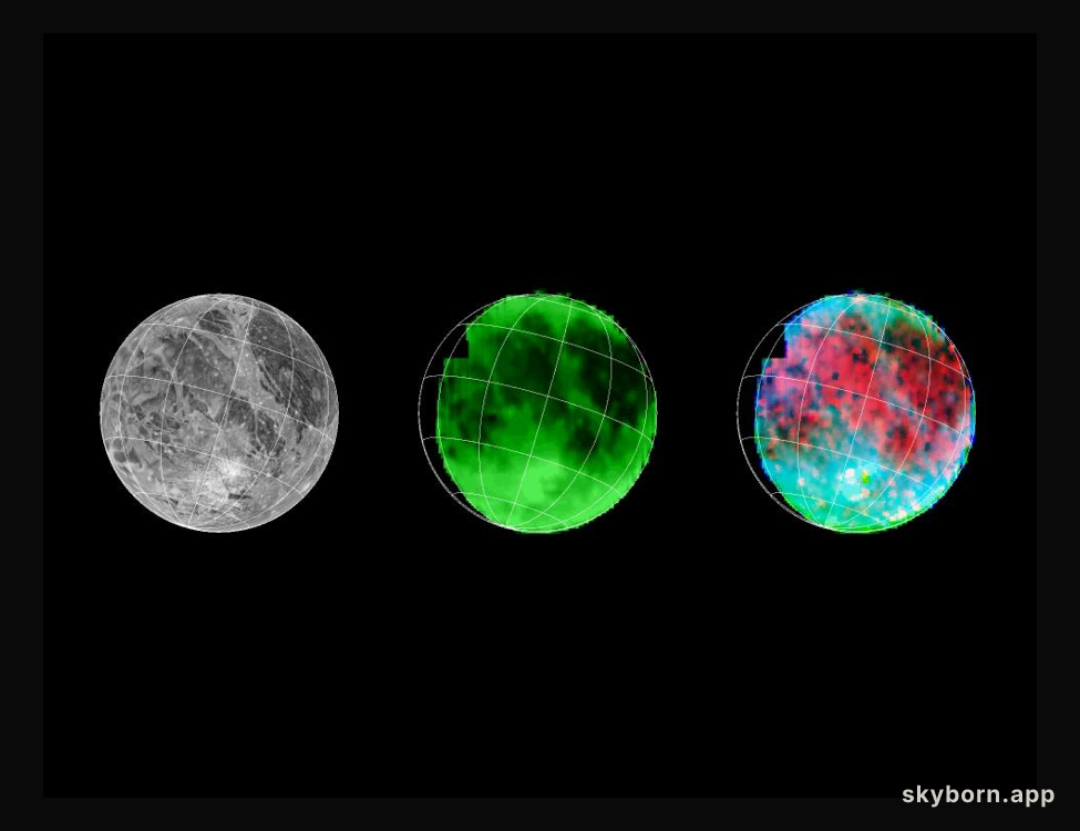 Fields of Minerals on Ganymede
Credit: