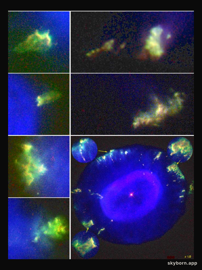 Fliers Around the Blue Snowball Nebula
Credit: