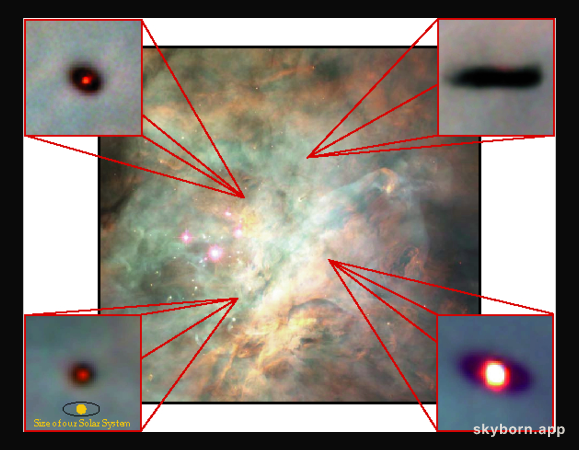 Planetary Systems Now Forming in Orion
Credit: