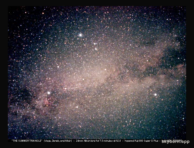 The Milky Way Through the Summer Triangle