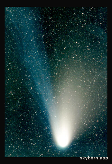 Comet Hale-Bopp Enters the Evening Sky 
Credit: