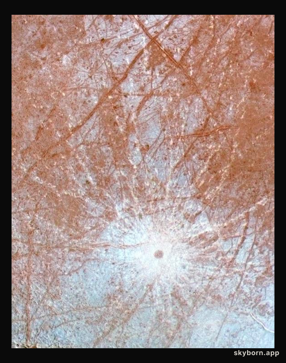 Pwyll: Icy Crater of Europa 
Credit: