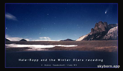 Hale Bopp and Orion
Credit and Copyright: