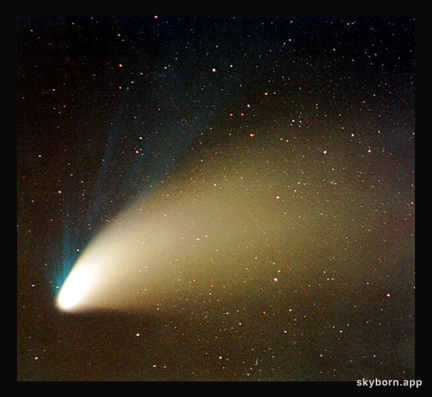 Hale-Bopp's Fickle Ion Tail