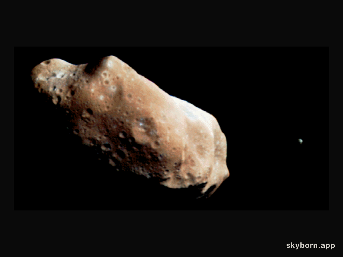 Ida and Dactyl: Asteroid and Moon