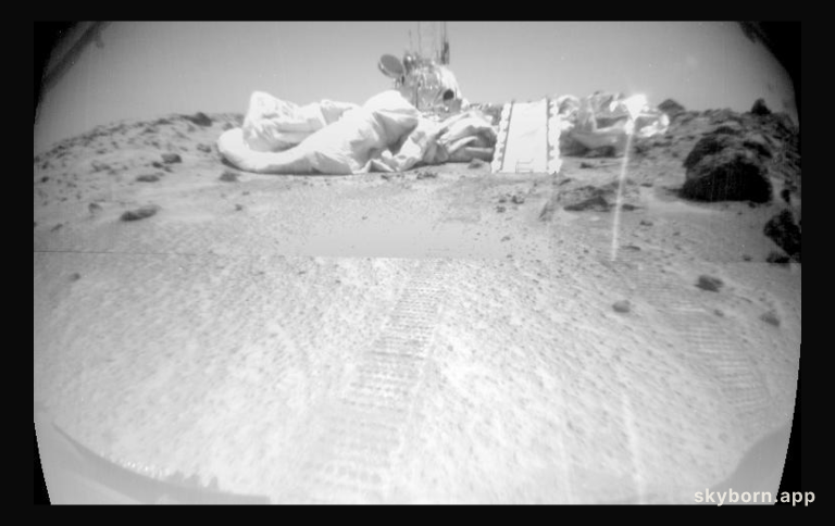 Sojourner's View: The Sagan Memorial Station