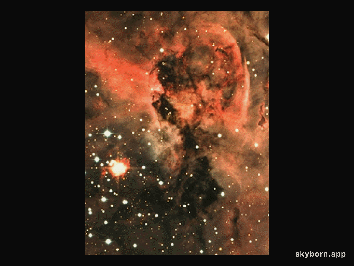 In the Center of the Keyhole Nebula