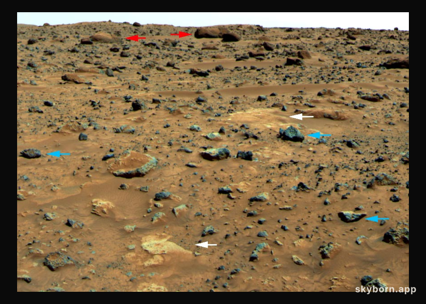Strange Rocks on Mars