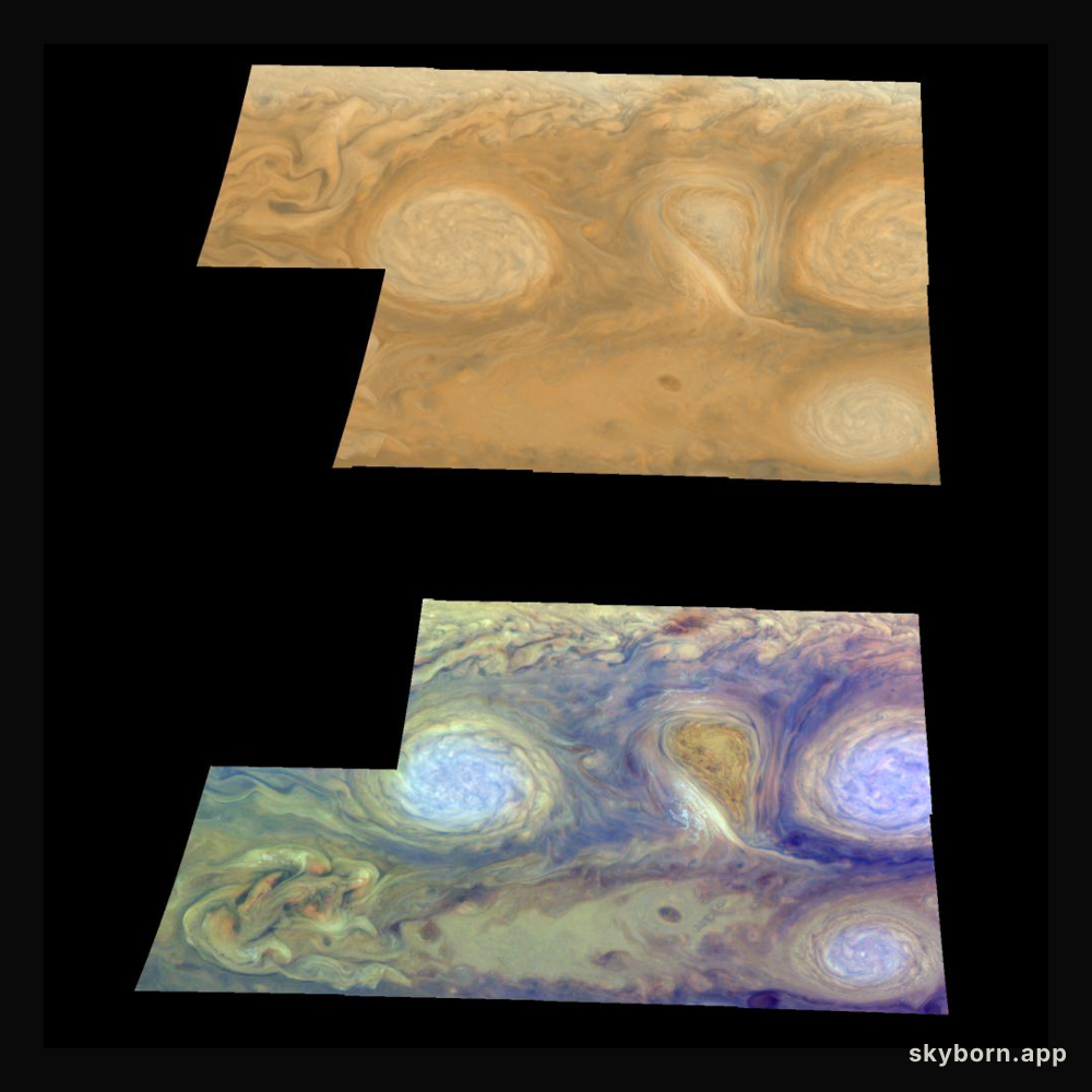 White Oval Clouds on Jupiter