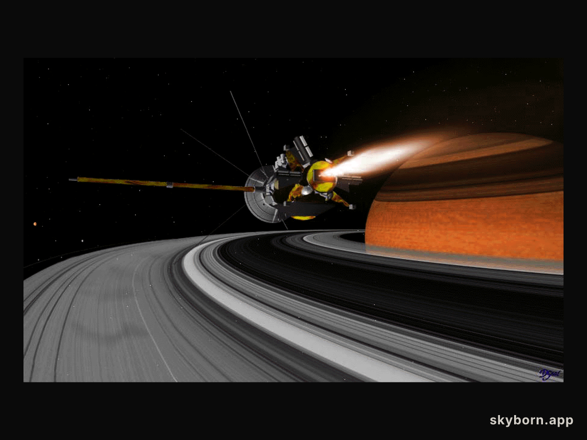 Cassini To Saturn