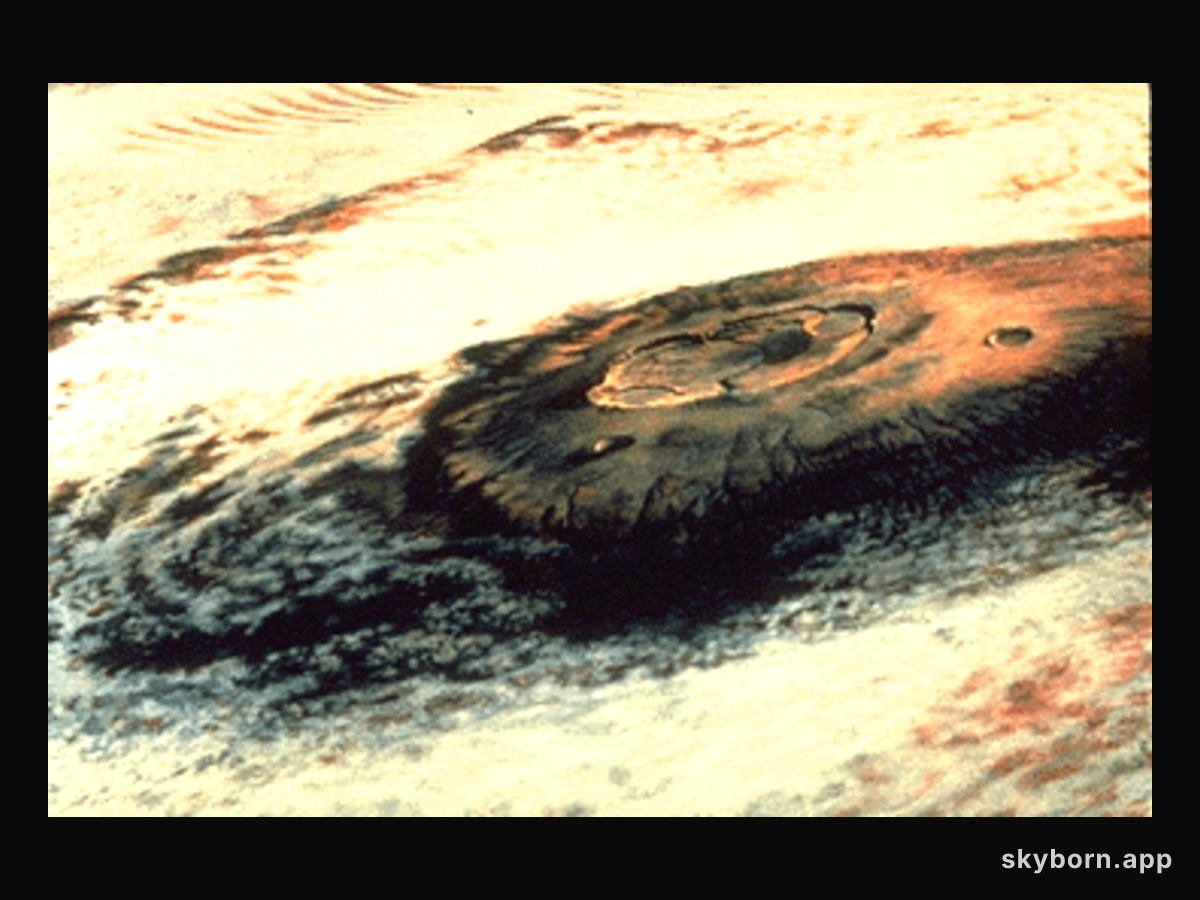 Olympus Mons on Mars: The Largest Volcano