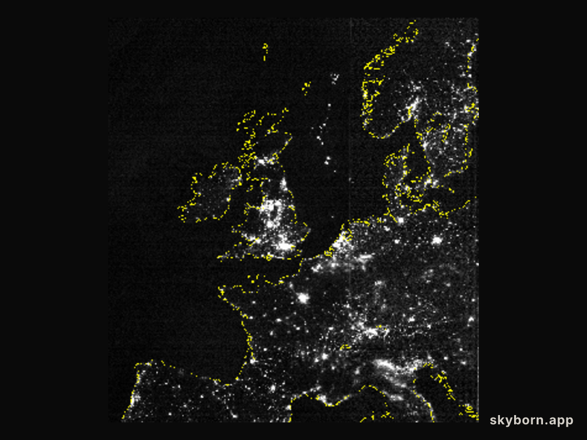 Europe at Night